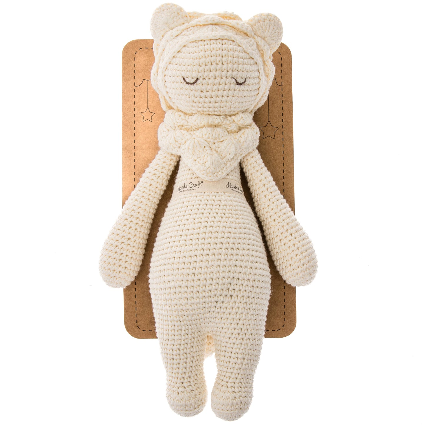 Handmade Crochet Doll: Platinum Leo the Softie