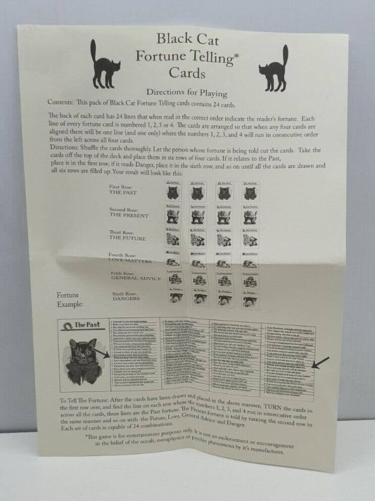 Black Cat Fortune Telling Game