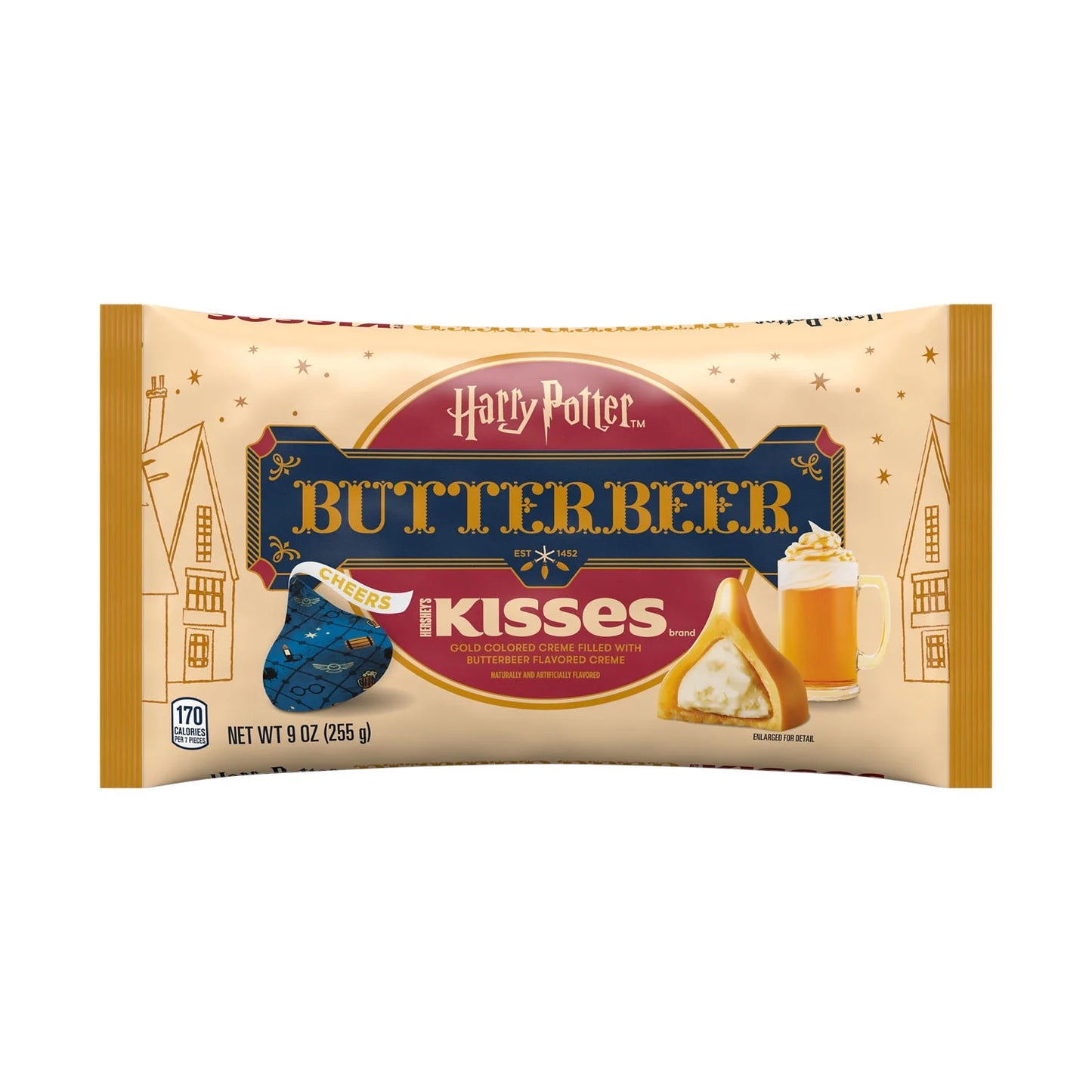 Hershey's Harry Potter Butterbeer Kisses- 9oz Bag