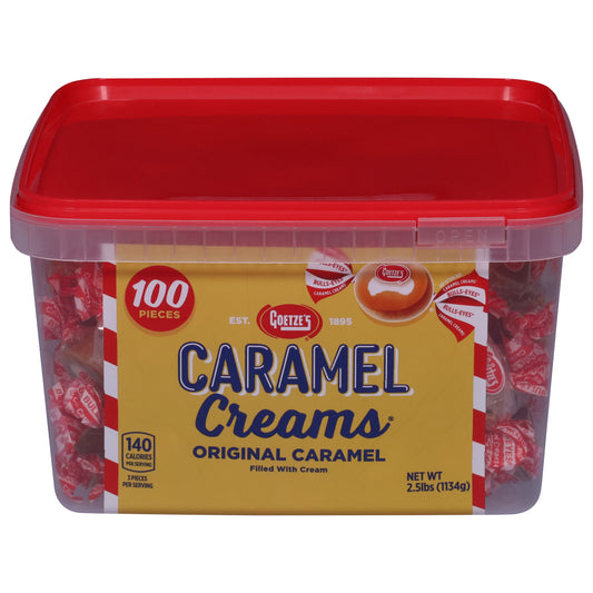 Goetze's Caramel Creams Original - 100ct Tub
