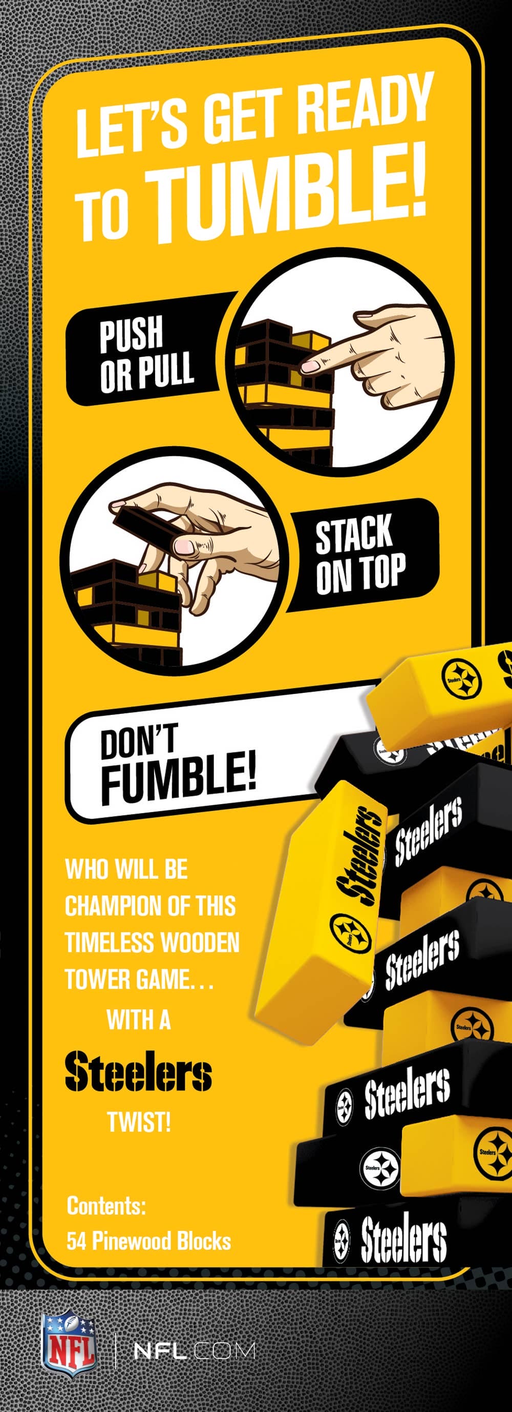 Pittsburgh Steelers Tumble Tower