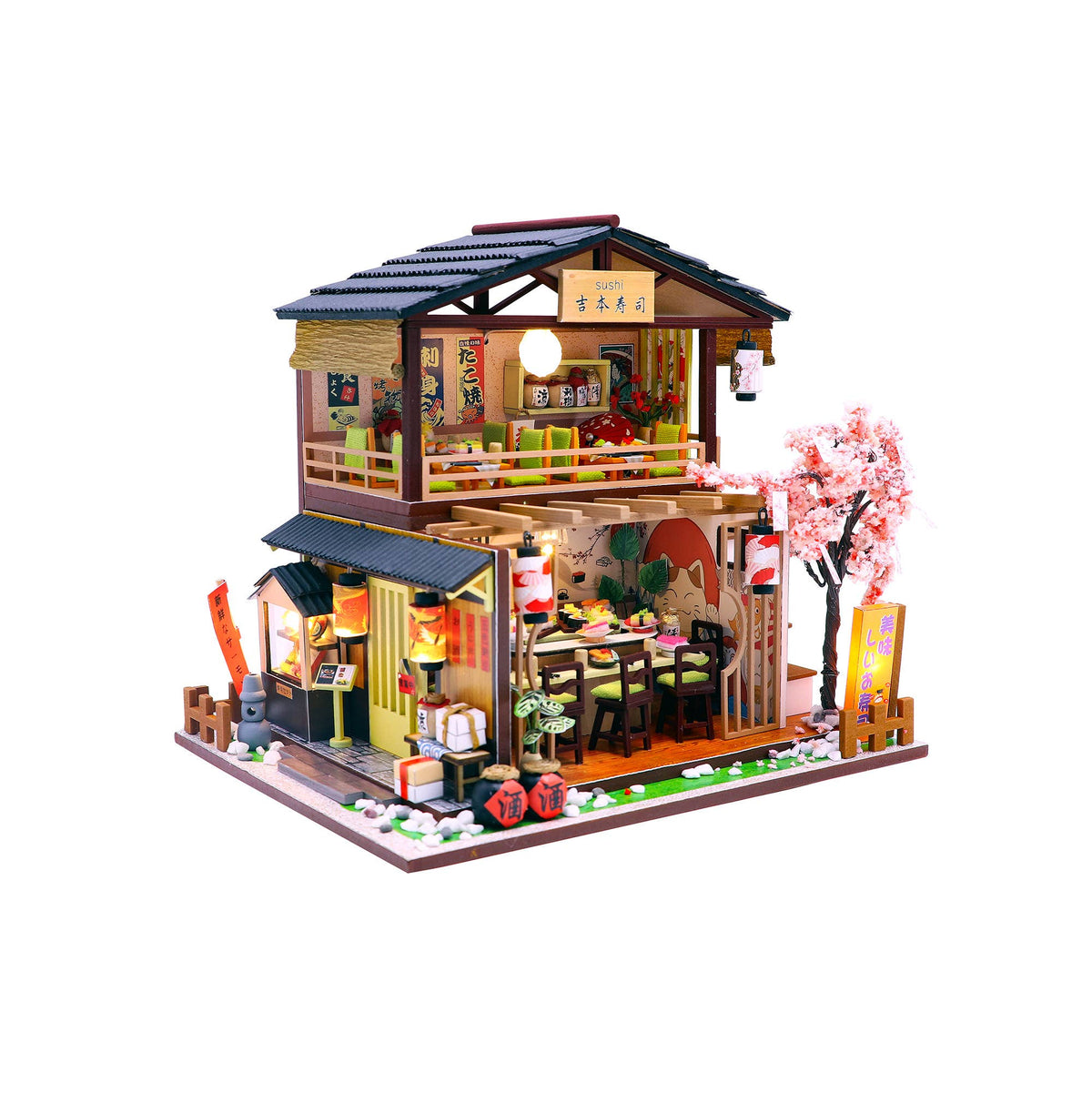DIY Miniature House Kit: Sushi House