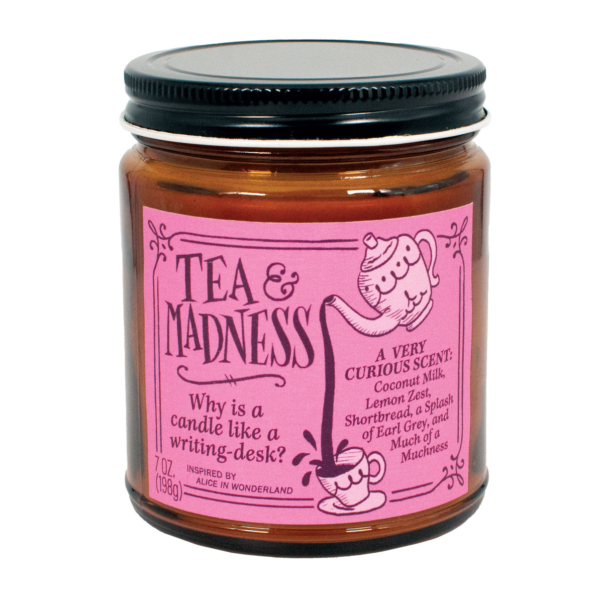 Tea & Madness Alice in Wonderland Scented Jar Candle