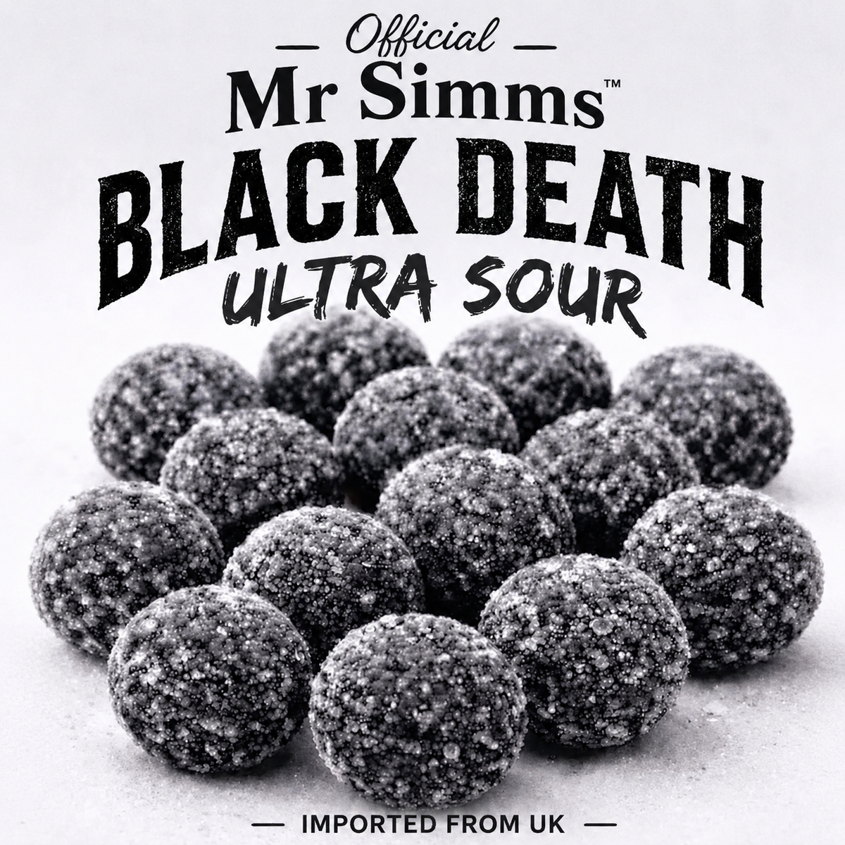 Mr. Simms Sweet Shoppe: Black Death Ultra Sour🇬🇧