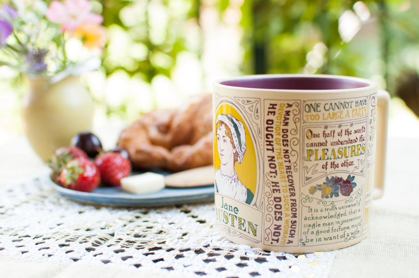 Unemployed Philosophers Guild - Jane Austen Quotes Coffee Mug