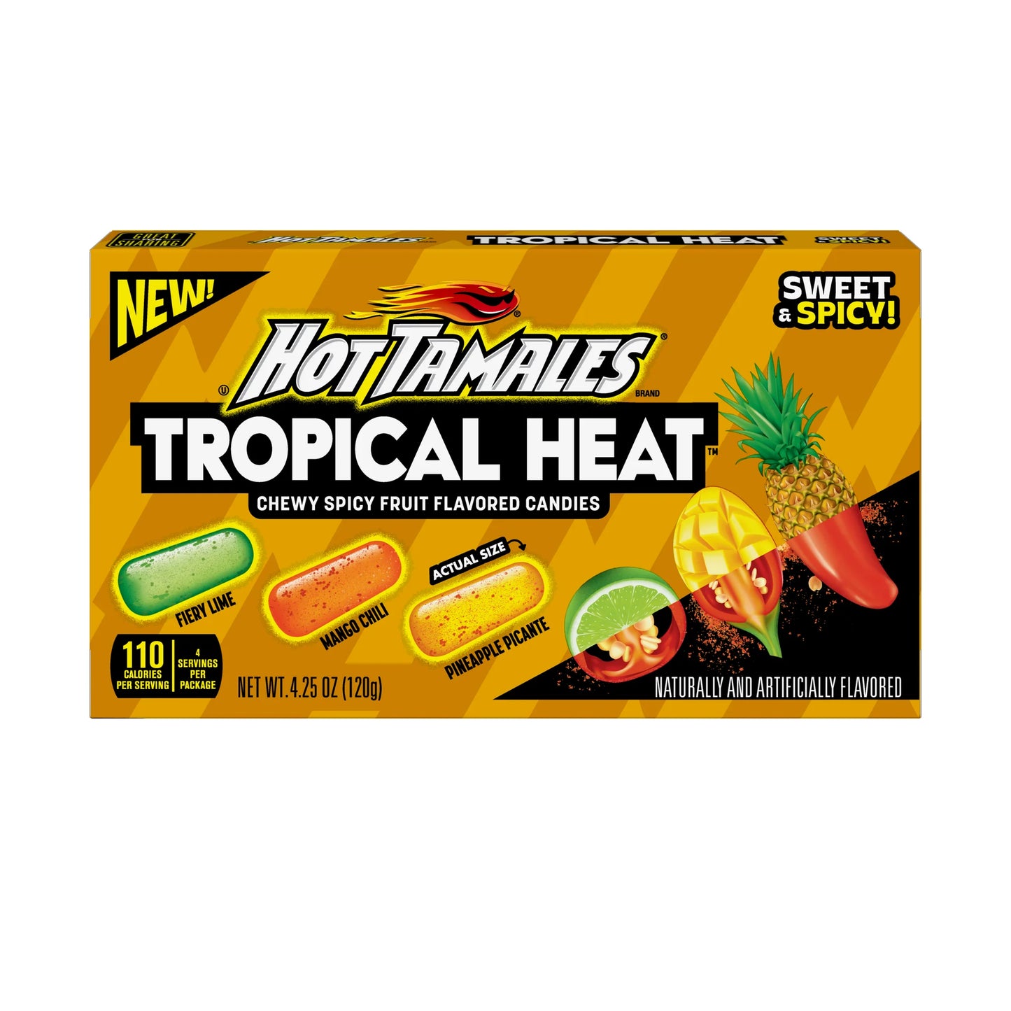 Hot Tamales Tropical Heat- 4.25oz