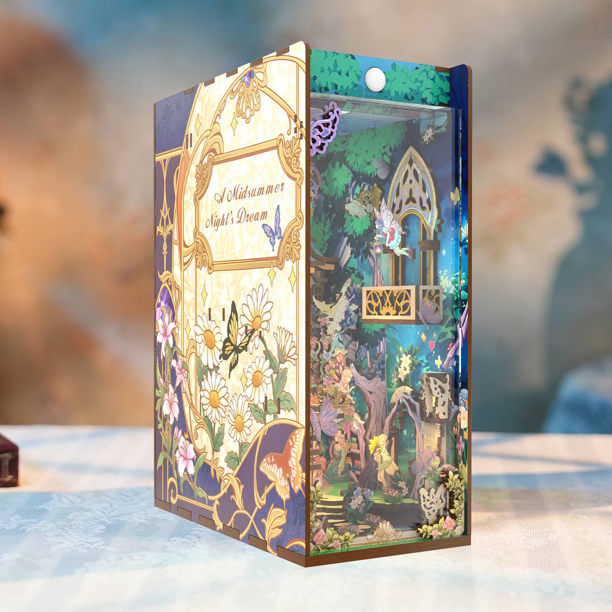 DIY Book Nook Kit: A Midsummer Night's Dream with Dust Cover