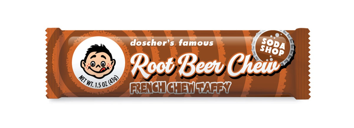 Doschers French Chew Taffy- Root Beer 1.5oz