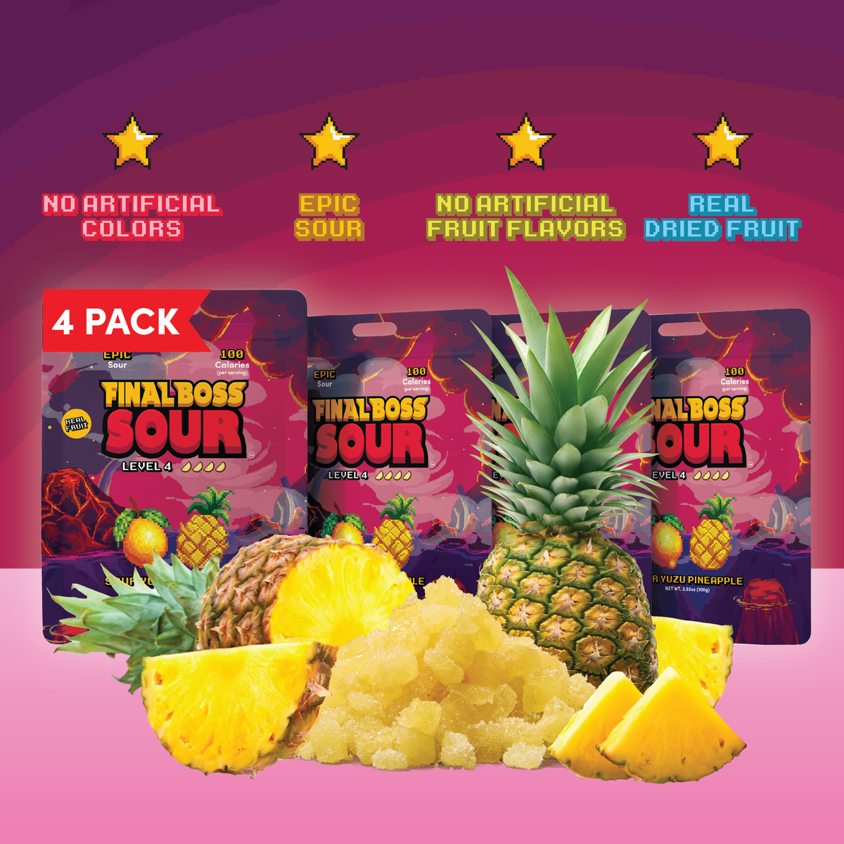 Final Boss Sour - Yuzu Pineapple (Level 4)