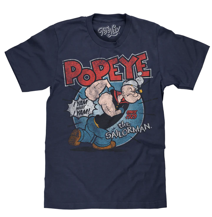 Popeye I Yam What I Yam Tee