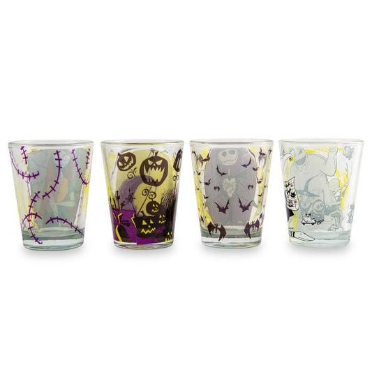 Toynk - Disney Nightmare Before Christmas 4pc Mini Glass Set