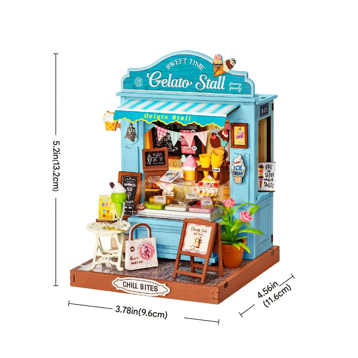 DIY Miniature House Kit - Gelato Stall