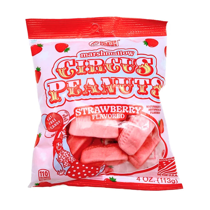 Strawberry Circus Peanuts - 4oz Bag