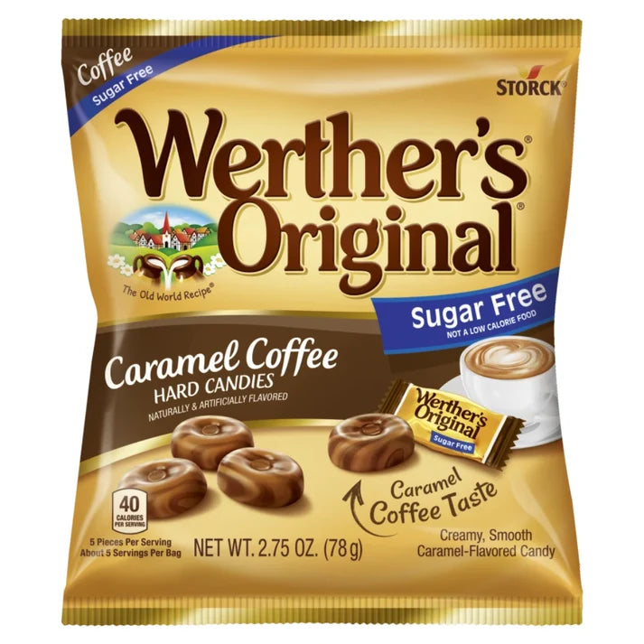 Werther's Original Sugar Free Caramel Coffee Hard Candy-2.75oz