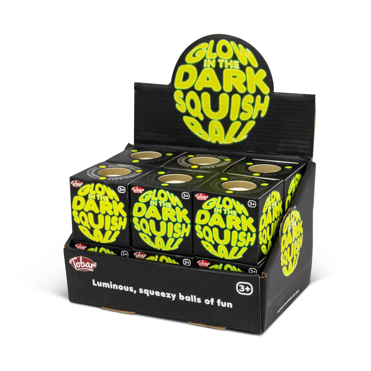 Glow In The Dark Squishy Ball Fidget Toy