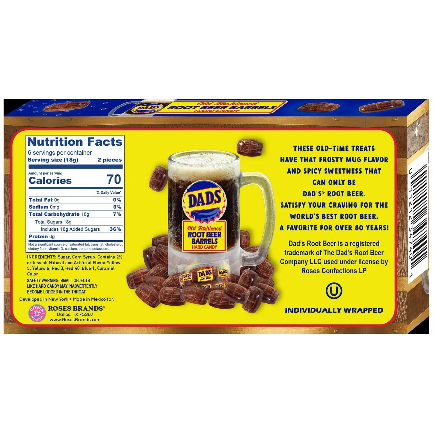Dad's Root Beer Barrels Theater Box 4oz