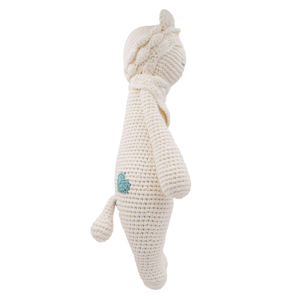 Handmade Crochet Doll: Platinum Leo the Softie