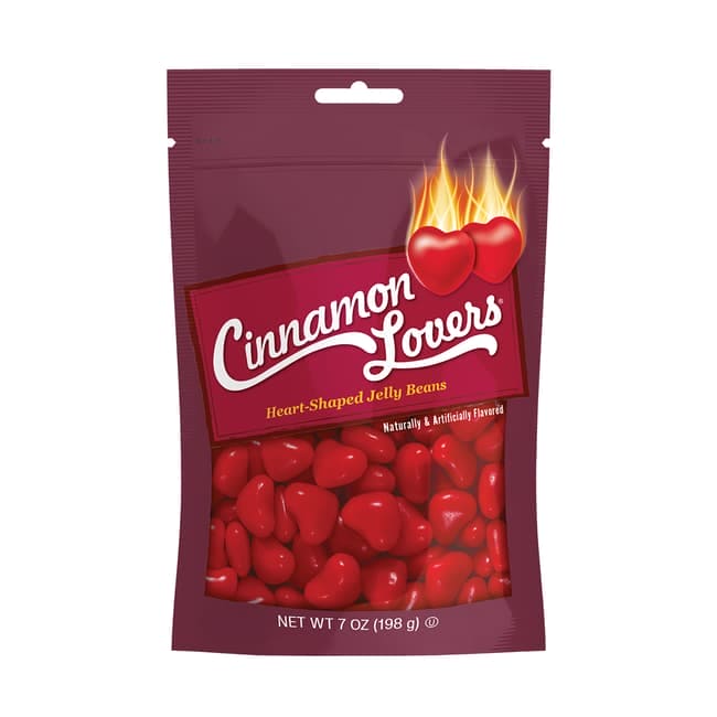 Jelly Belly Cinnamon Lovers Hearts Pouch 7oz