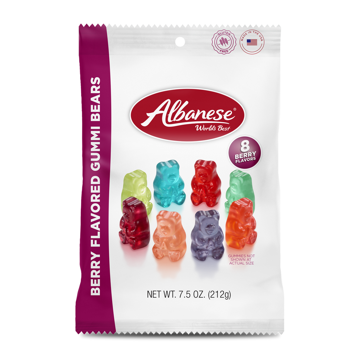 Albanese Berry Flavored Gummi Bears- 7.5oz