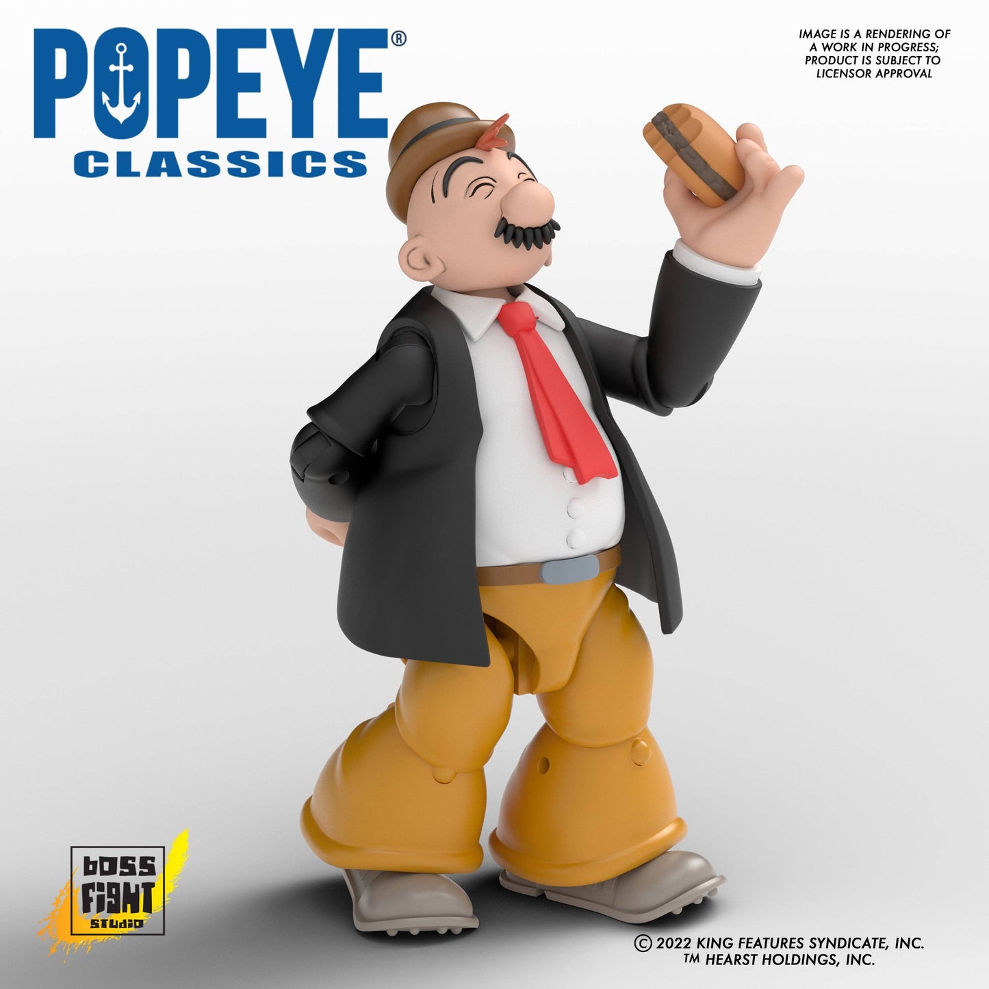 Boss Fight Studio: Action Figures and Collectibles - Popeye Classics Action Figure: J. Wellington Wimpy