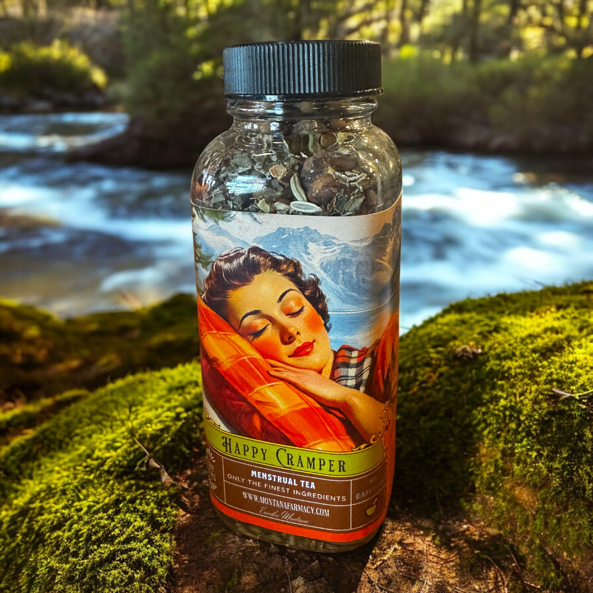 Meet the Happy Cramper Cramps & more Support Tea Herbal