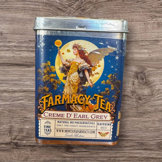Travel Tea TIN with Angel of Earl Grey Cream Tea bags