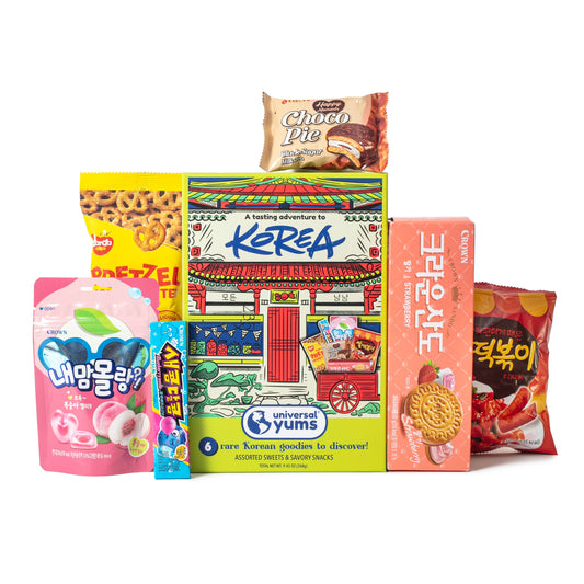 Korea Tasting Adventure | Exotic Snacks & Candy Gift Box