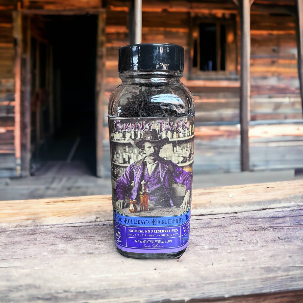 Doc Holliday's Wild West Huckleberry Elixir Tea Vintage