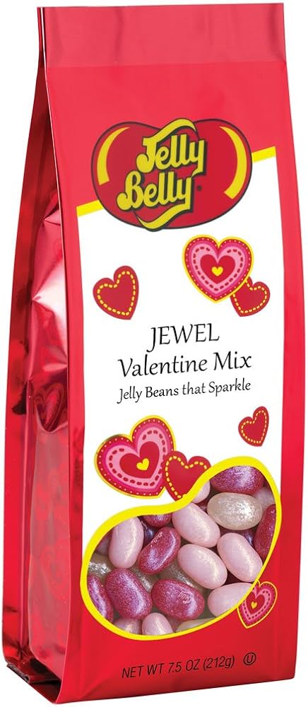Jelly Belly Valentine's Jewel Mix- 7.5oz Gift Bag