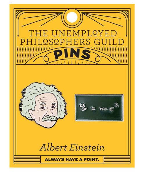 Einstein & E=mc2 Pins
