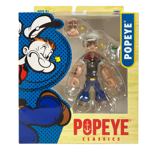 Boss Fight Studio: Action Figures and Collectibles - Popeye Classics Action Figure: Popeye the Sailor Man