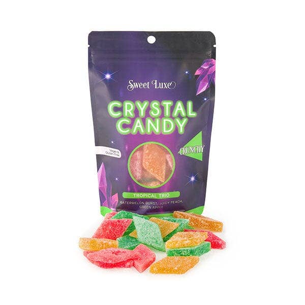 Sweet Luxe™ NEW Extra Crunchy Crystal Candy - Tropical Trio Flavor Mix
