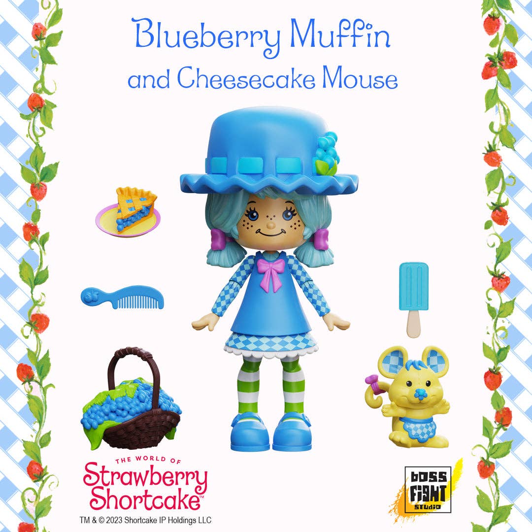 Boss Fight Studio: Action Figures and Collectibles - Strawberry Shortcake Action Deluxe Figure: Blueberry Muffin