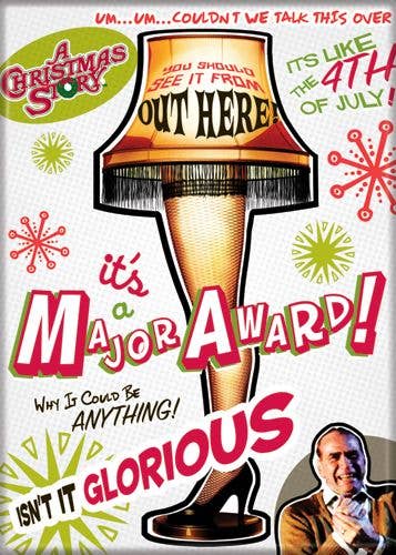 Christmas Story Major Award Magnet