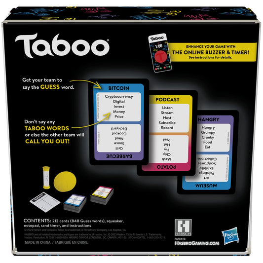 Classic Taboo Game