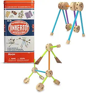 TinkerToys Classic Building Set 50 Pieces