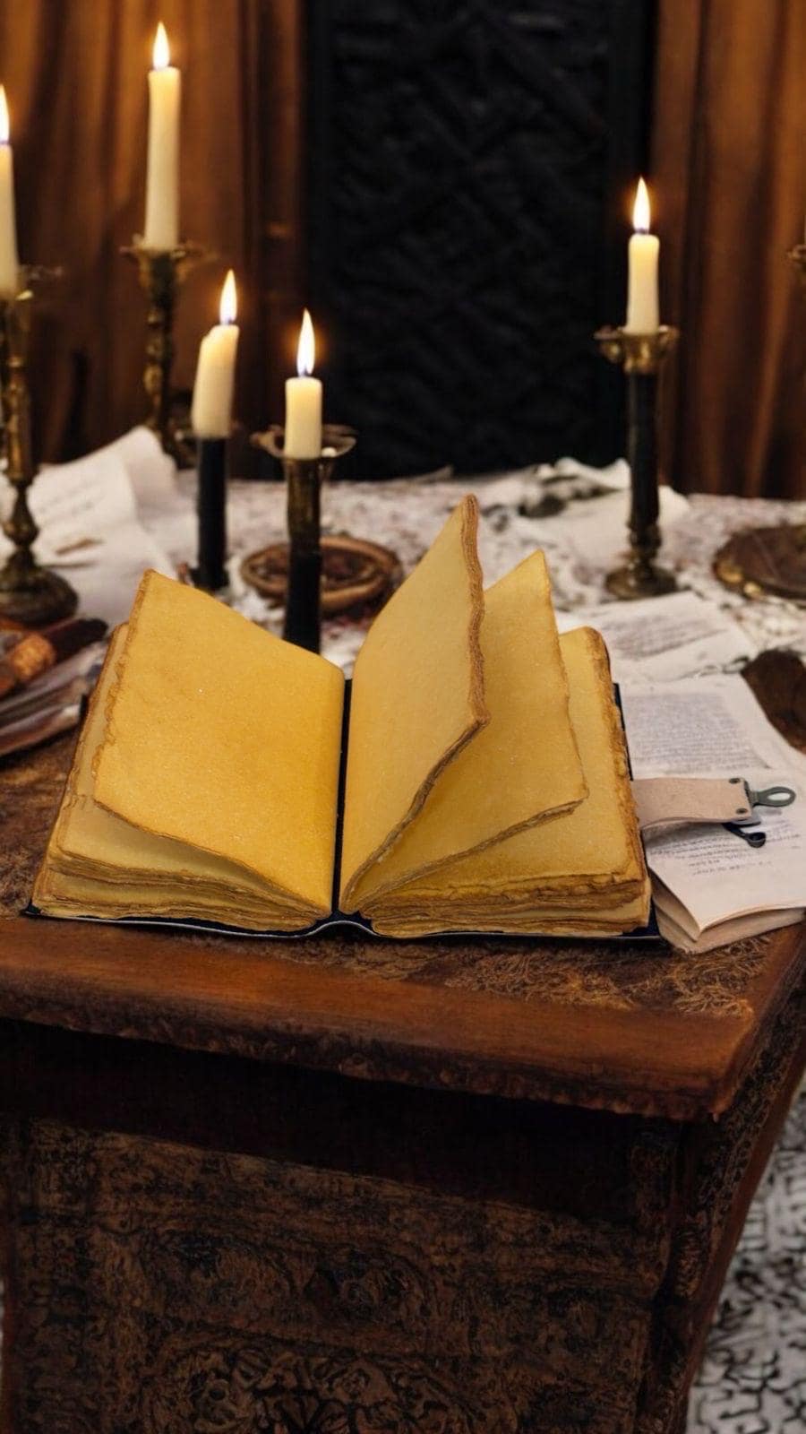 Cat Leather Handmade Journal