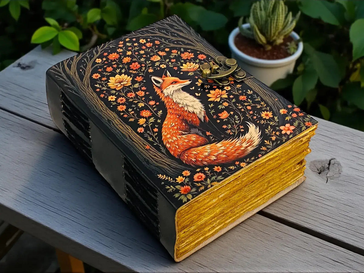 Fox Leather Handmade Journal