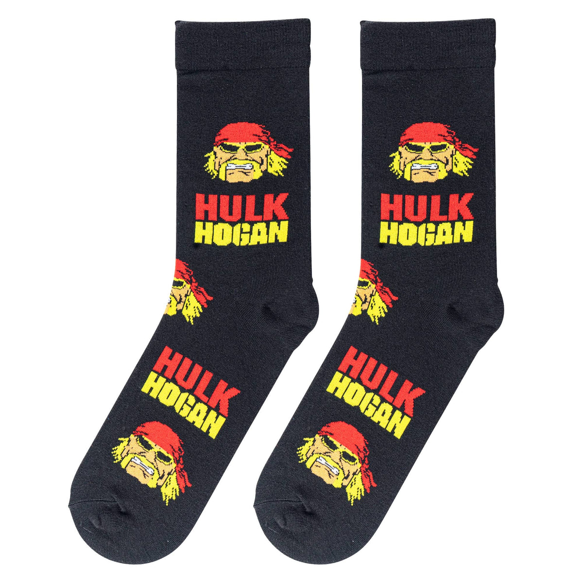 Hulk Hogan - Crazy Socks - Mens Crew Folded