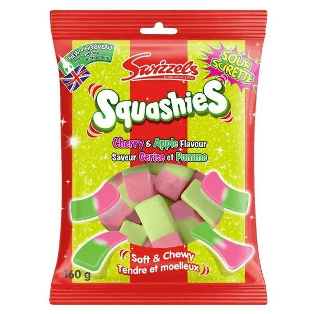 Swizzels Squashies Sour Cherry & Apple, Bag 160g