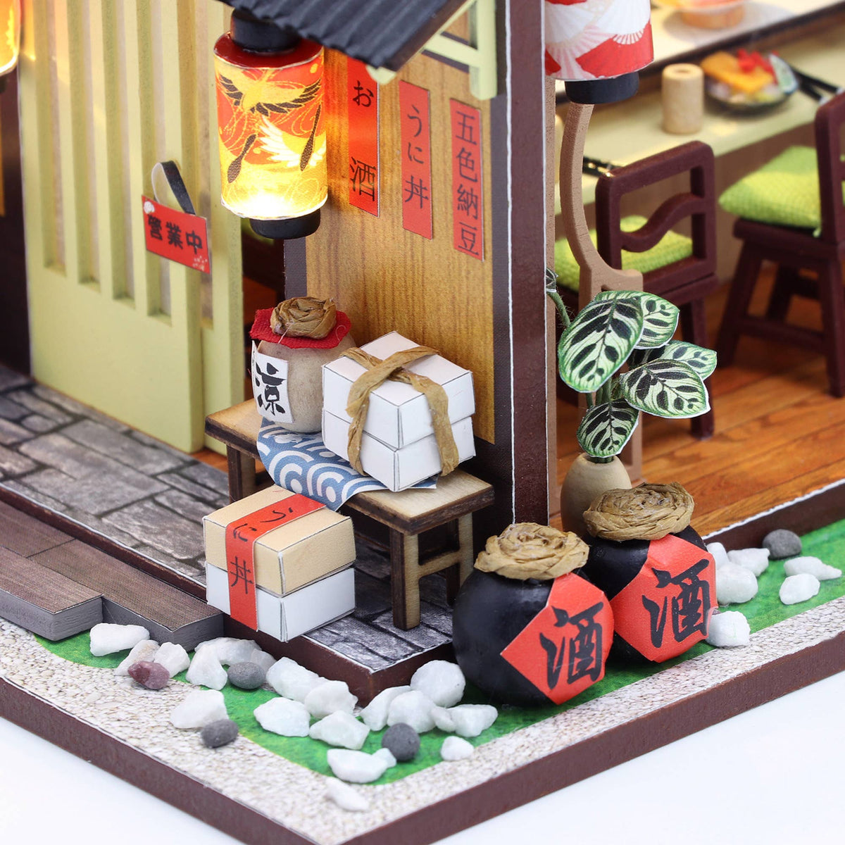 DIY Miniature House Kit: Sushi House