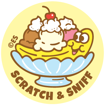 EverythingSmells, LLC - Banana Split EverythingSmells Scratch & Sniff Stickers