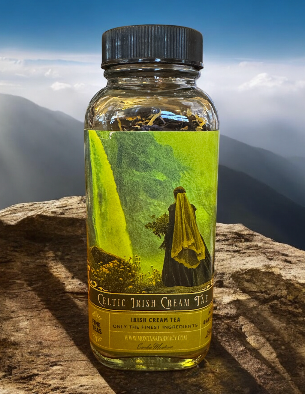 Celtic Wedding Irish Cream Tea in a glass Jar Waterfall