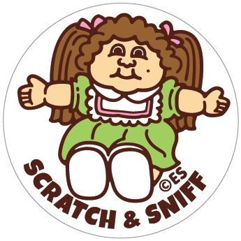 EverythingSmells, LLC - Baby Powder Doll EverythingSmells Scratch & Sniff Stickers