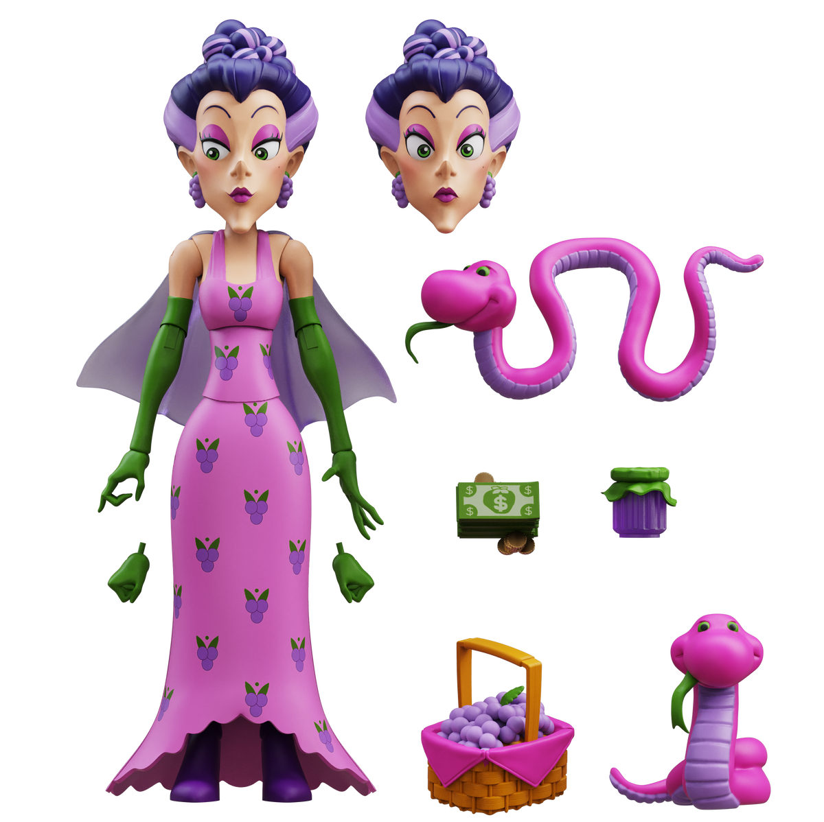 Boss Fight Studio: Action Figures and Collectibles - Strawberry Shortcake Deluxe Action Figure: Sour Grapes