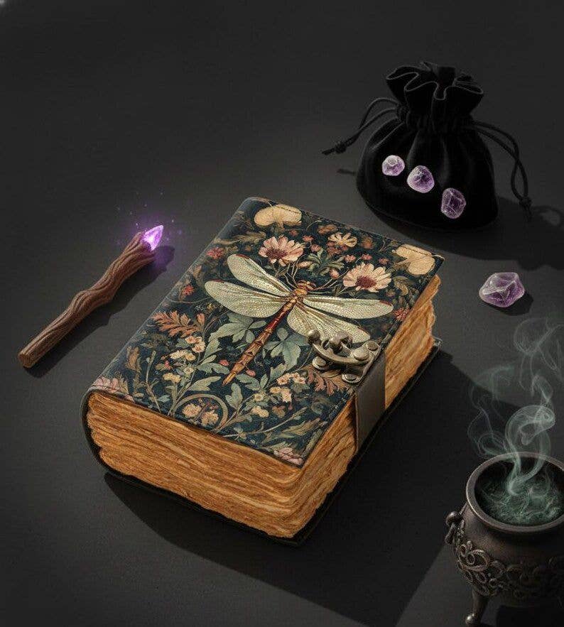 Dragonfly Leather Handmade Journal