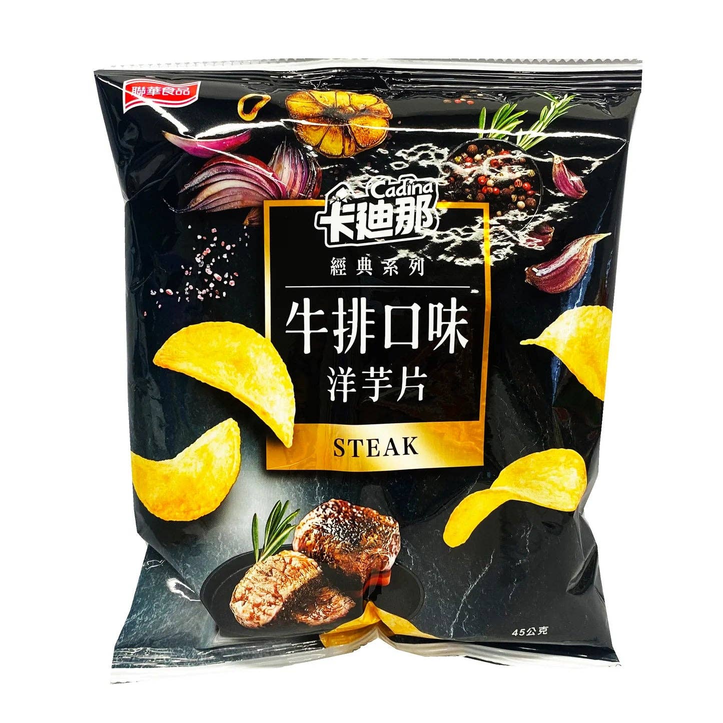 Global Bite Co - L.H. Cadina Chips Beef Steak 38g (Taiwan)
