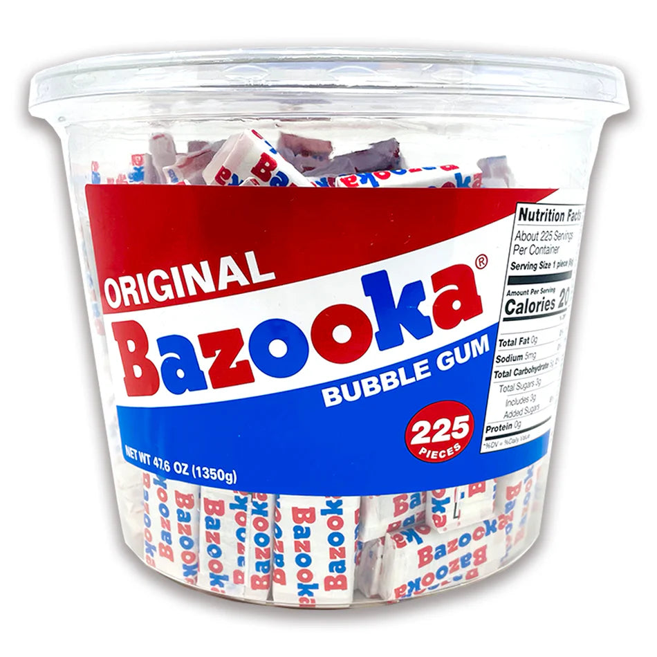 Bazooka Original Gum Tub 43.7oz 225ct