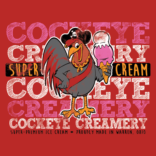 Cockeye Creamery Brand Colors Tee
