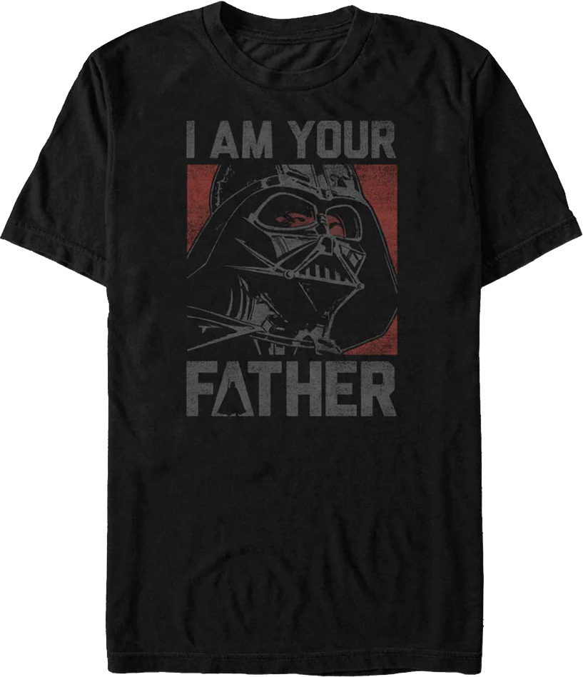 Vintage I Am Your Father Darth Vader Star Wars T-Shirt